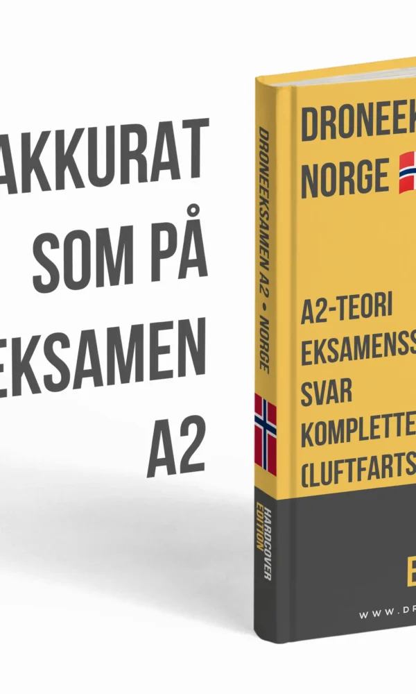 Droneeksamen A2 Norge – Avansert teori, komplette læremidler og 500+ eksamenslignende spørsmål og svar - Bilde 3